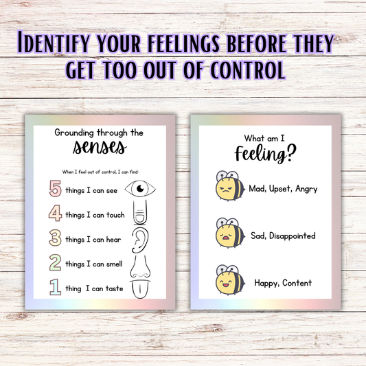 Calm Down Corner Emotional Learning Posters