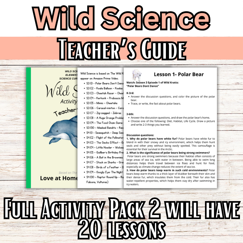 Wild Science: Elementary Science Curriculum: Activity Book 2
