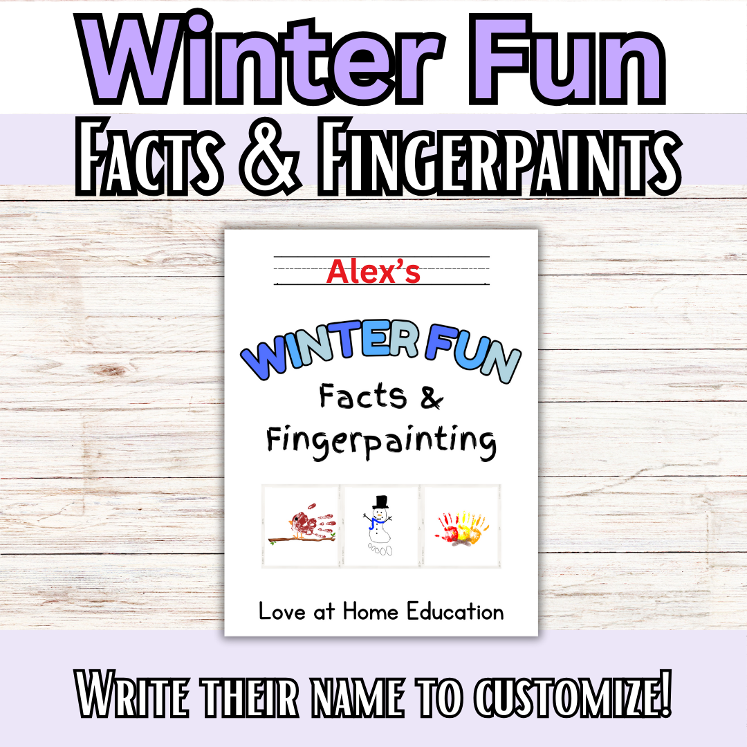 Seasonal Fun Facts & Fingerpainting
