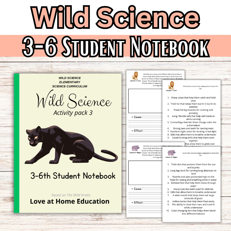 Wild Science: Elementary Science Curriculum: Activity Book 3 (PRESALE)