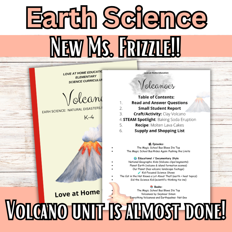 Ms. Frizzle Earth Science Addition (8 units) Pre-Sale (K-4th)