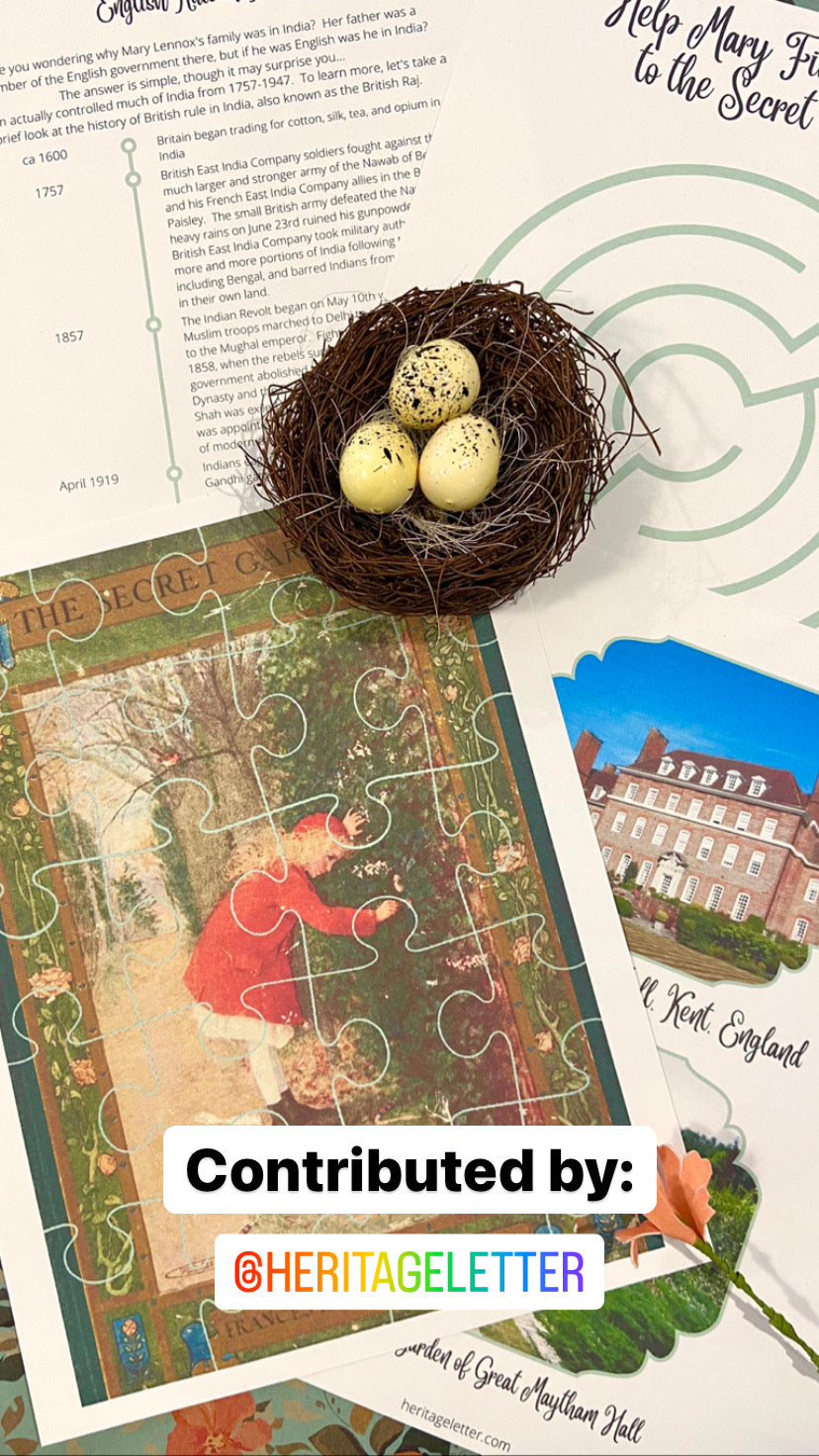 Gardenschooling Edition (The Ultimate Unit Study) (Grades PreK-6) Based on the Secret Garden by Frances Hodgson Burnett