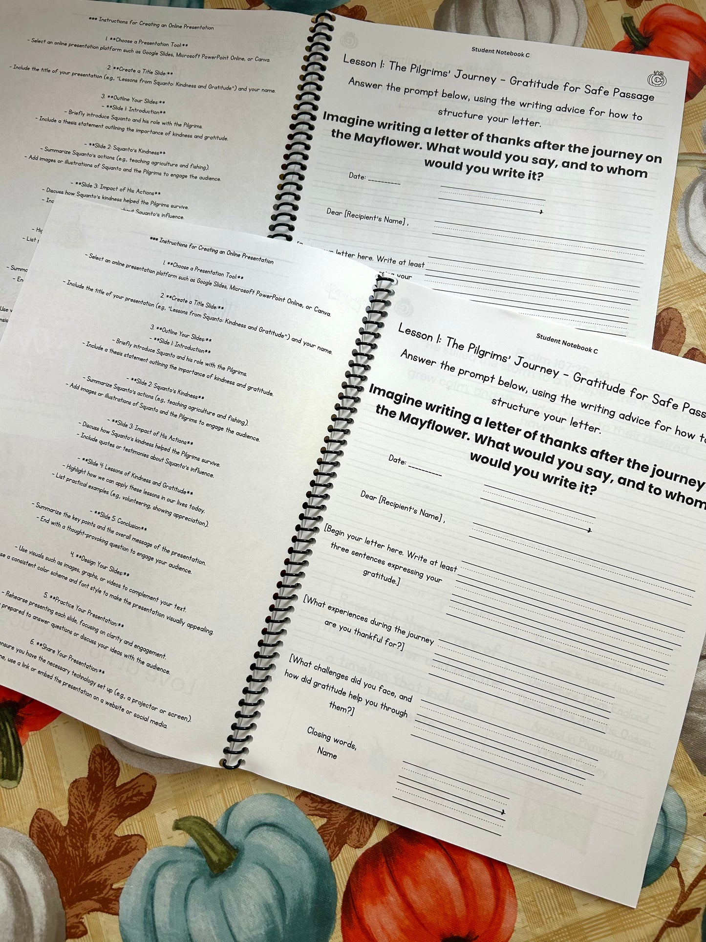 Thankful for Thanksgiving: Thanksgiving Homeschool Unit Study Collection (K-8th)