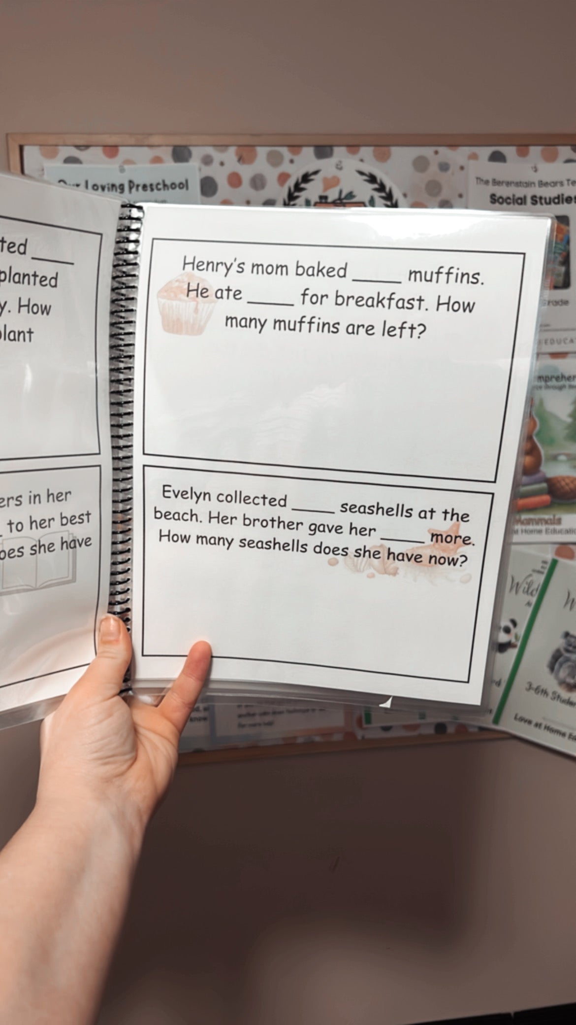 Roll & Solve: Reusable Math Book- PreK-1st Grade Level 1
