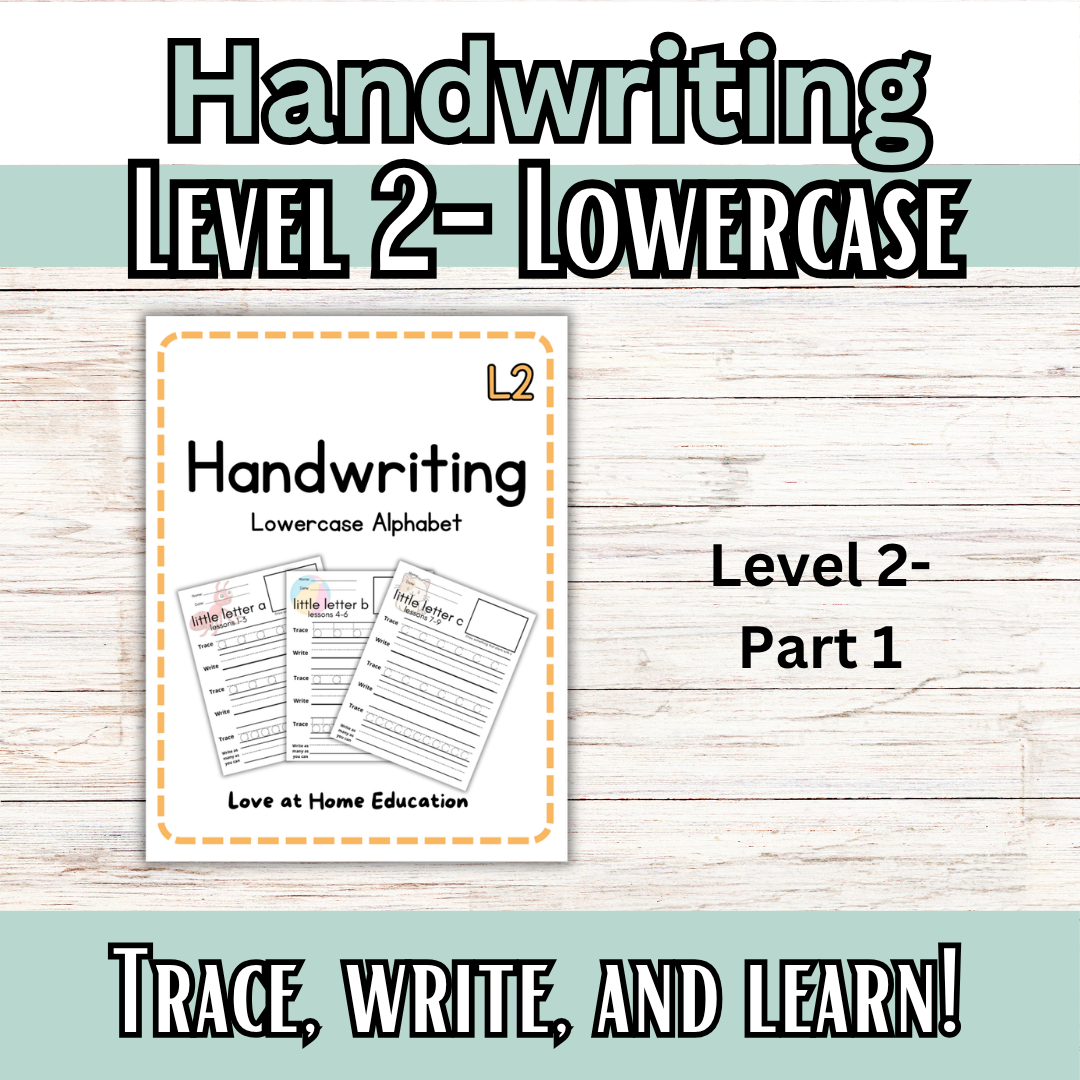 Handwriting Levels 1-4 Bundle: Manuscript