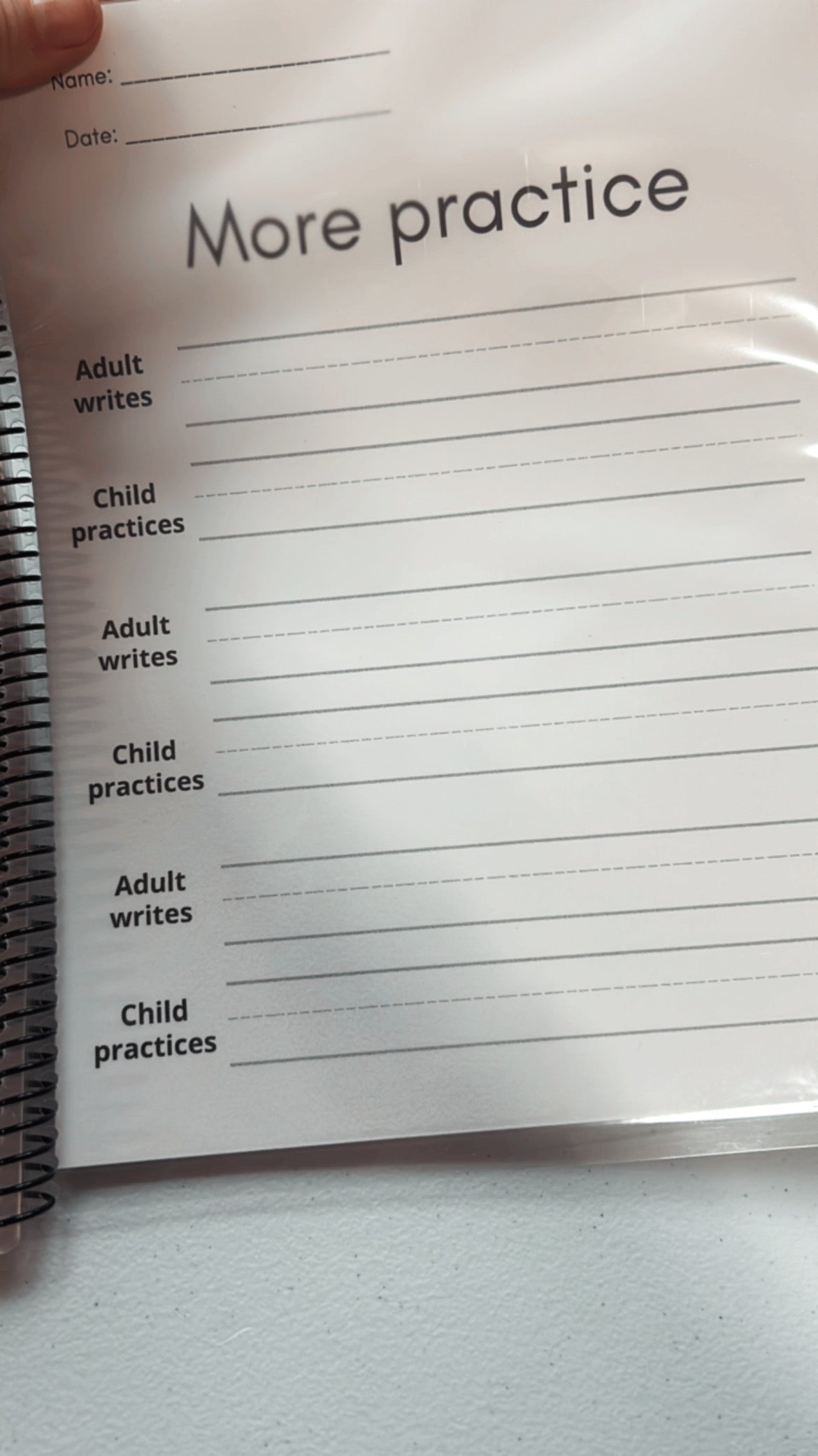 Trace and Write Handwriting