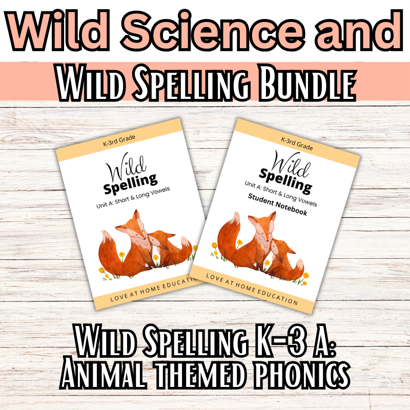 Wild Spelling and Science Bundle: Part A and K-3