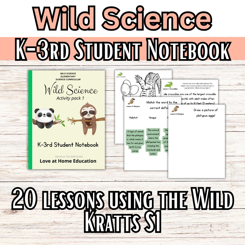 Wild Science: Elementary Science Curriculum: Activity Book 1