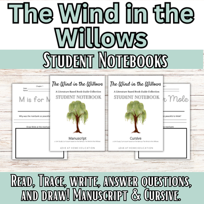 The Wind in the Willows- Book & Literature Handwriting Guide-