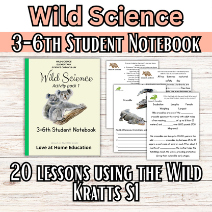 Wild Science: Elementary Science Curriculum: Activity Book 1