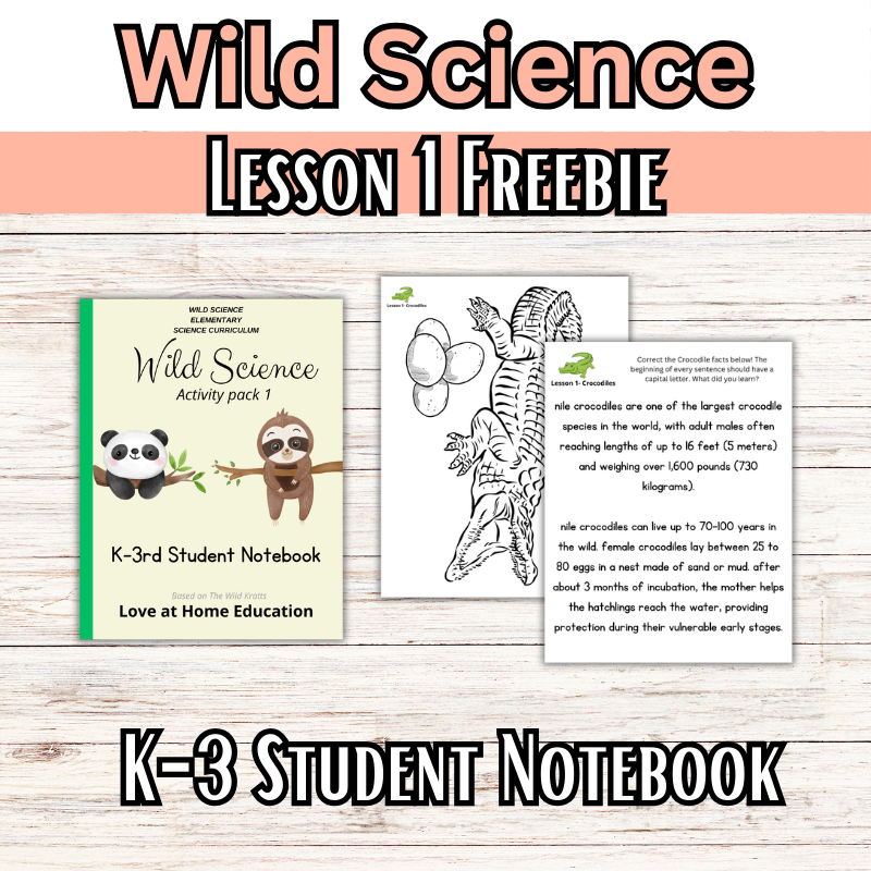 Wild Science 1-3 Bundle: Elementary Science Curriculum: Activity Books (60 Lessons)