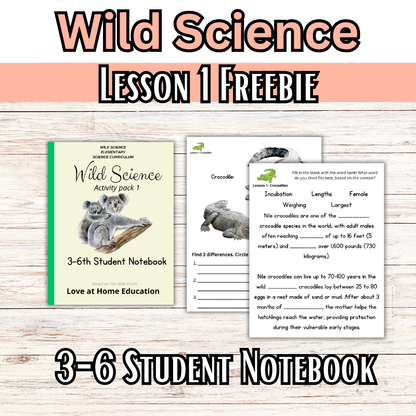 Wild Science 1-3 Bundle: Elementary Science Curriculum: Activity Books (60 Lessons)