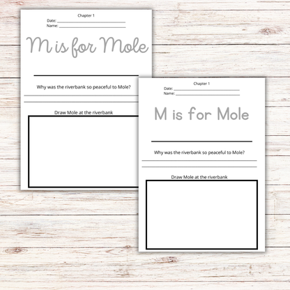 The Wind in the Willows- Book & Literature Handwriting Guide-
