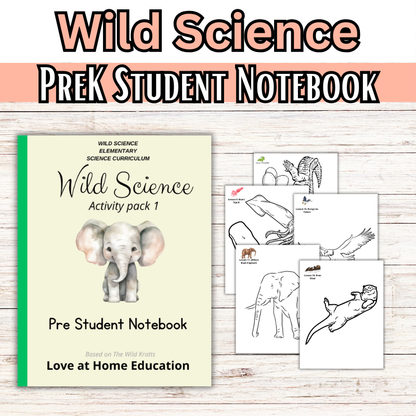 Wild Science 1-3 Bundle: Elementary Science Curriculum: Activity Books (60 Lessons)