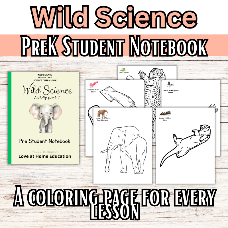 Wild Science 1-3 Bundle: Elementary Science Curriculum: Activity Books (60 Lessons)