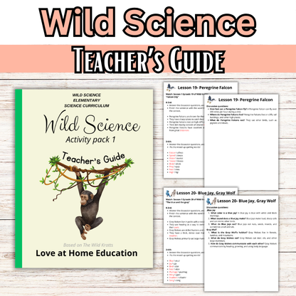 Wild Science 1-3 Bundle: Elementary Science Curriculum: Activity Books (60 Lessons)