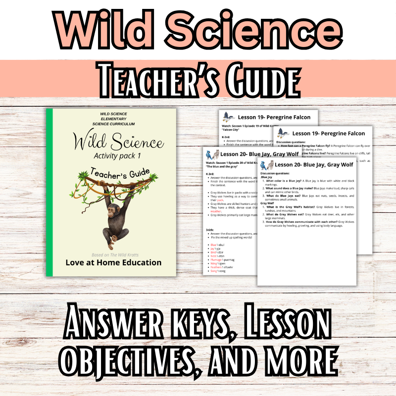 Wild Science 1-3 Bundle: Elementary Science Curriculum: Activity Books (60 Lessons)