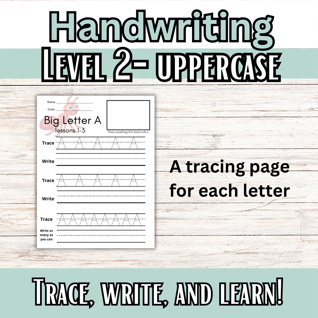 Handwriting Levels 1-4 Bundle: Manuscript