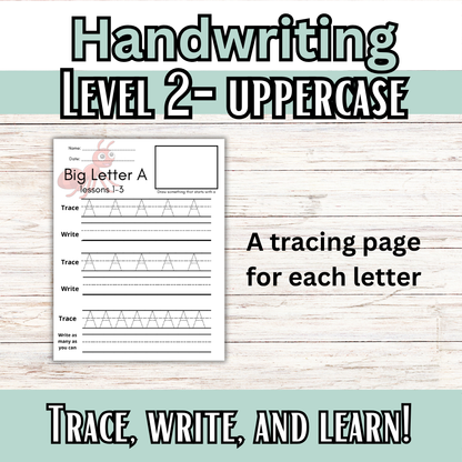 Handwriting Levels 1-4 Bundle: Manuscript