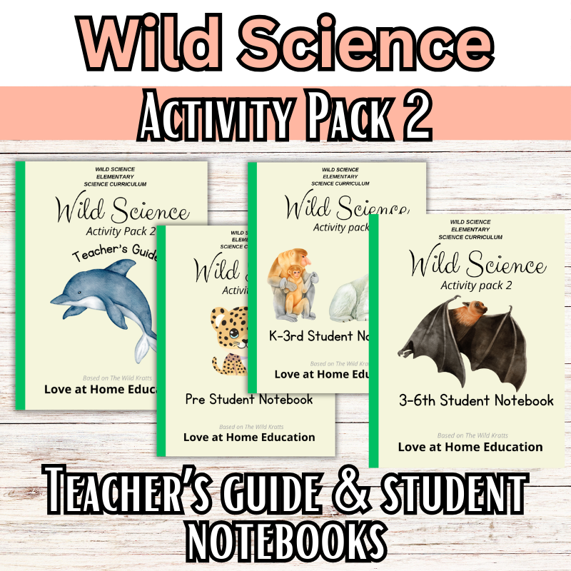 Wild Science 1-3 Bundle: Elementary Science Curriculum: Activity Books (60 Lessons)
