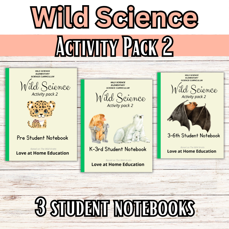 Wild Science 1-3 Bundle: Elementary Science Curriculum: Activity Books (60 Lessons)