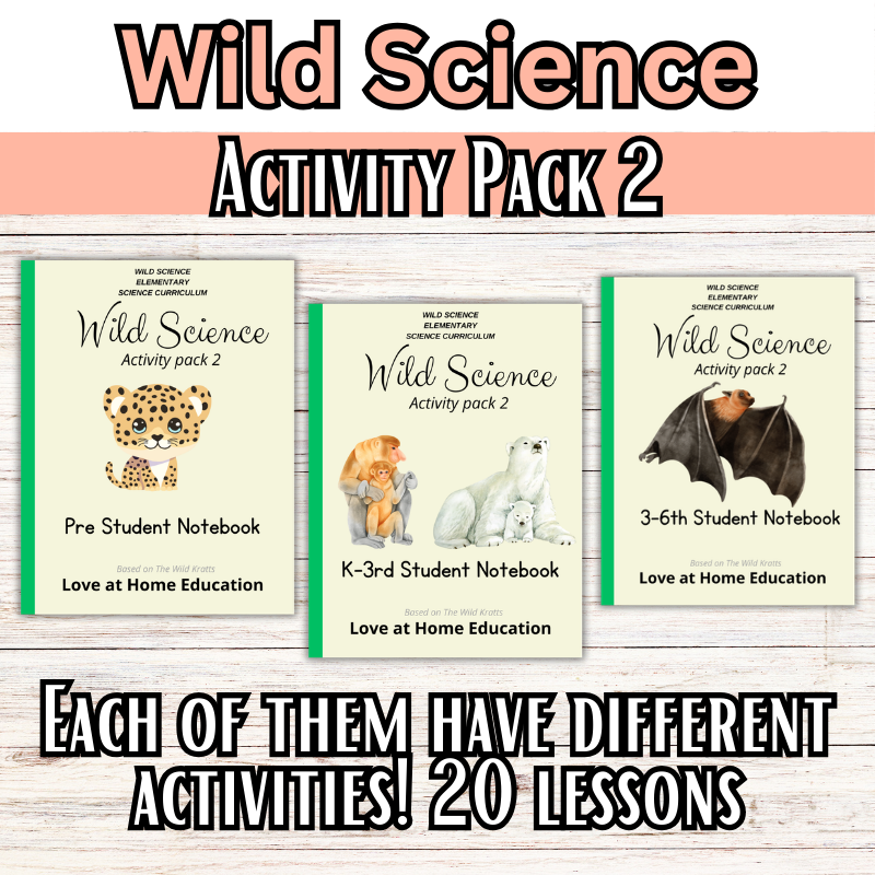 Wild Science 1-3 Bundle: Elementary Science Curriculum: Activity Books (60 Lessons)
