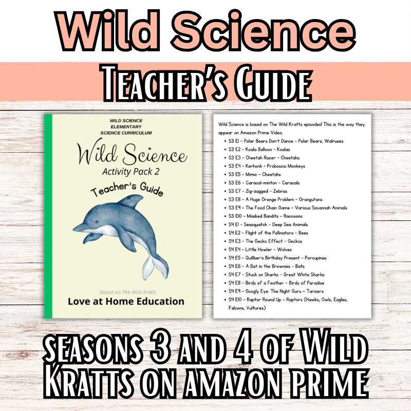 Wild Science 1-3 Bundle: Elementary Science Curriculum: Activity Books (60 Lessons)