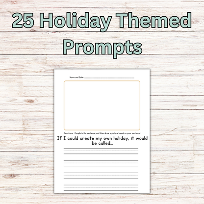 Writing Prompts: Finish the Sentence Writing Prompts for Grades K-4
