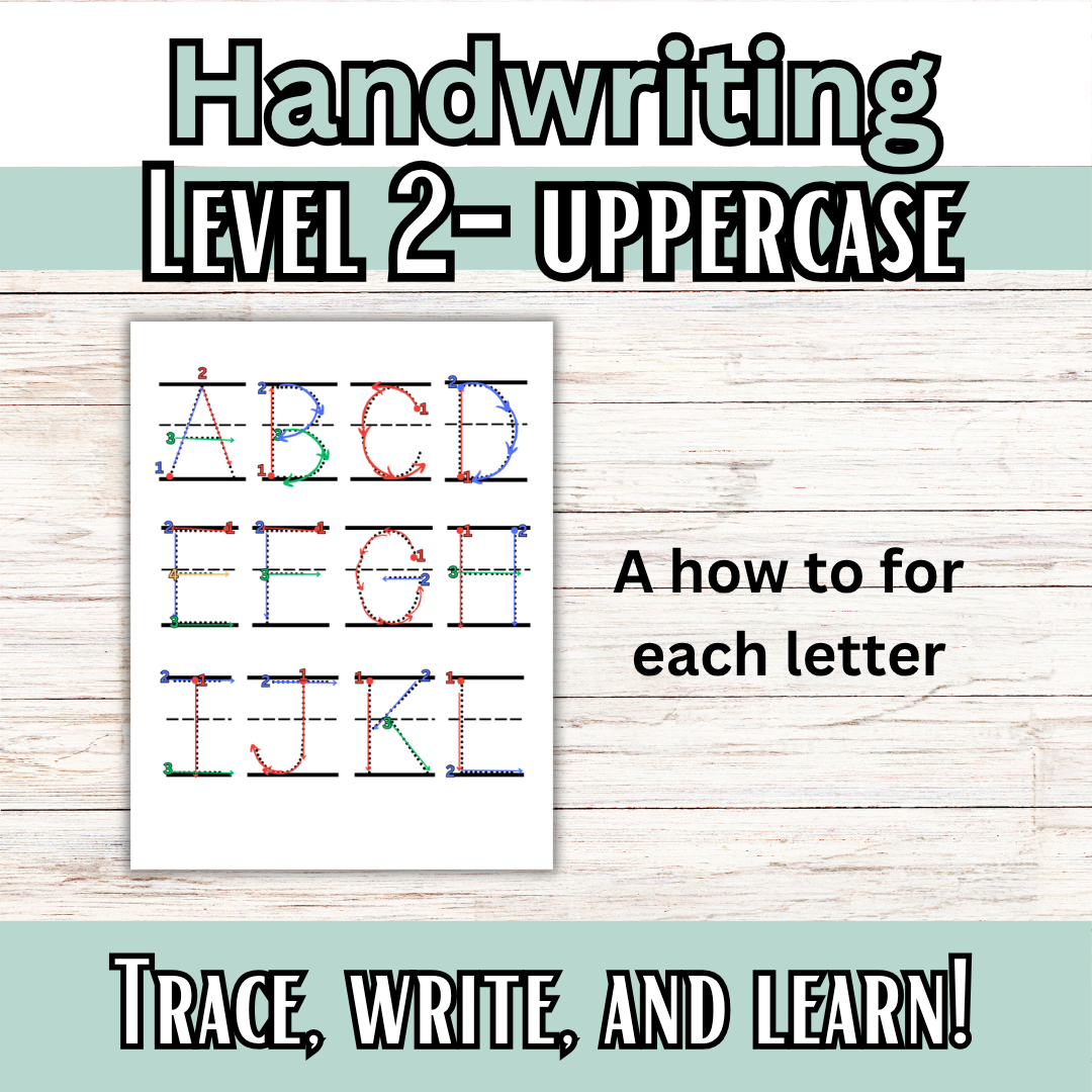 Handwriting Levels 1-4 Bundle: Manuscript