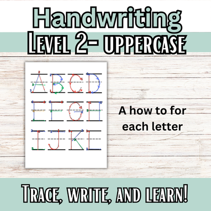 Handwriting Levels 1-4 Bundle: Manuscript