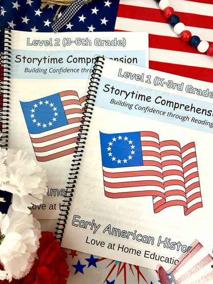 Storytime Comprehension: Inspiring Confidence in Young Readers (America Volume 1, Reading Comprehension) K-6th Grade