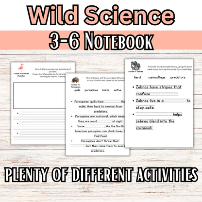 Wild Science: Elementary Science Curriculum: Activity Book 1