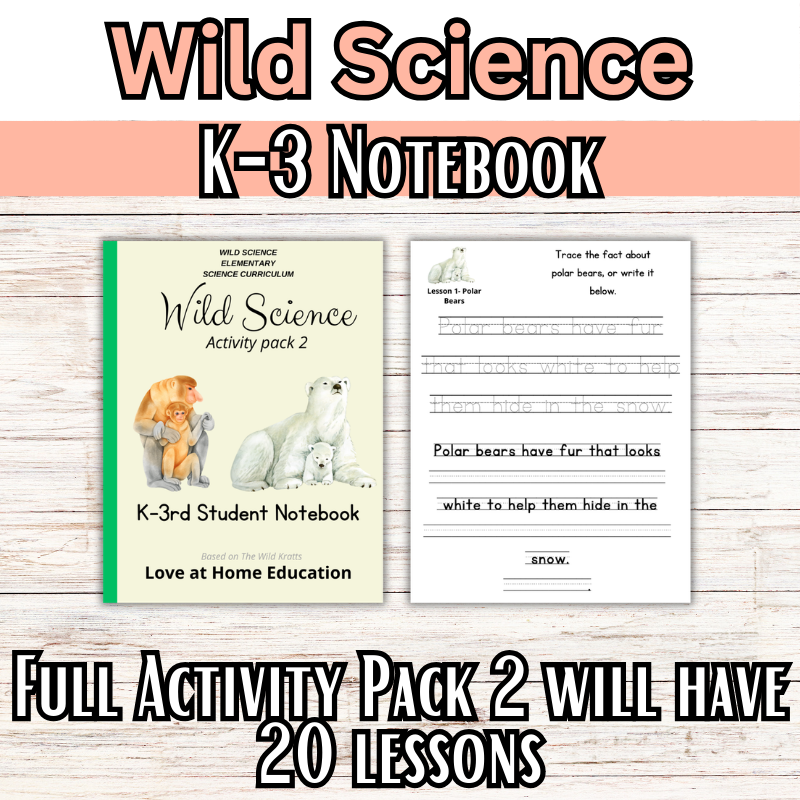 Wild Science 1-3 Bundle: Elementary Science Curriculum: Activity Books (60 Lessons)