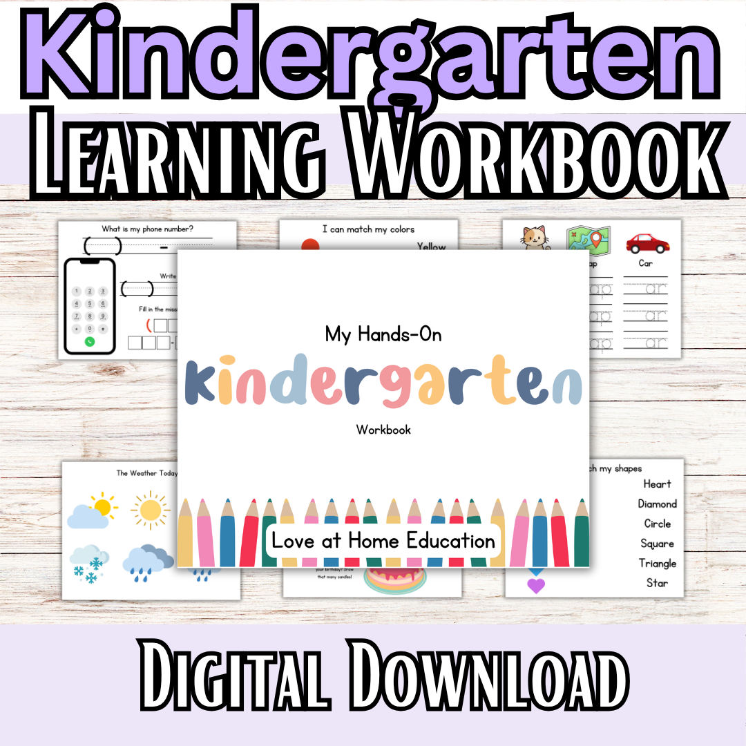 KINDERGARTEN My Graded Hands on Workbooks (Learning Books)