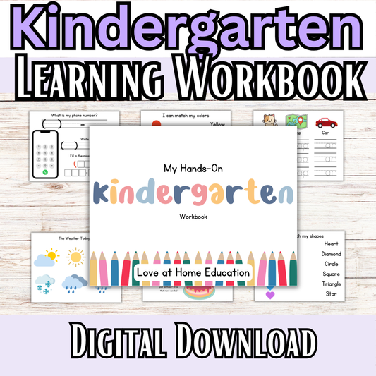 KINDERGARTEN My Graded Hands on Workbooks (Learning Books)