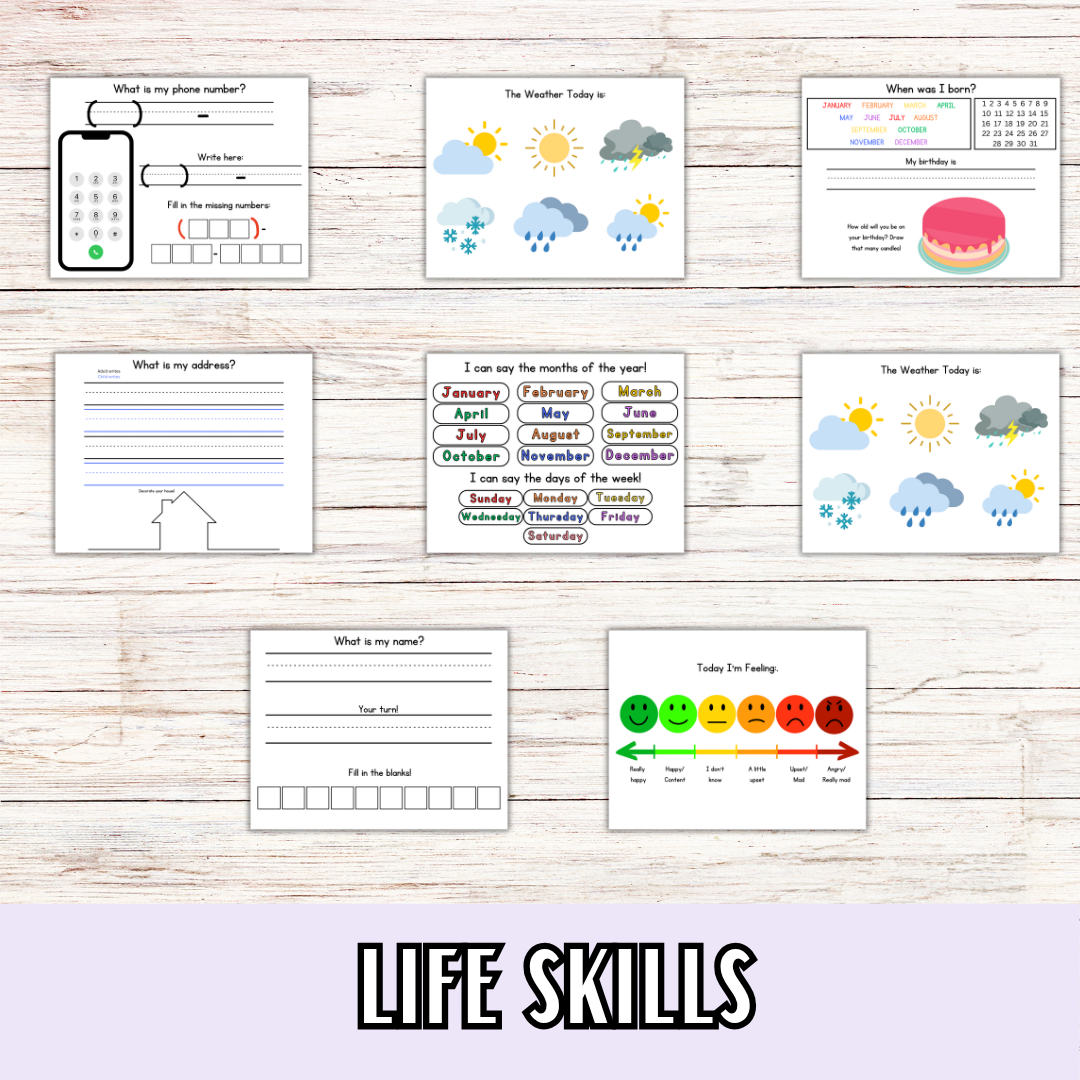 KINDERGARTEN My Graded Hands on Workbooks (Learning Books)