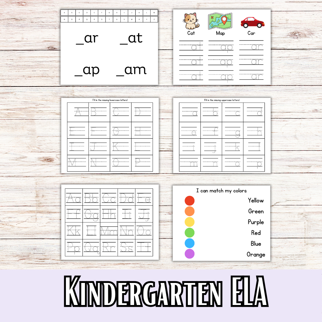 KINDERGARTEN My Graded Hands on Workbooks (Learning Books)