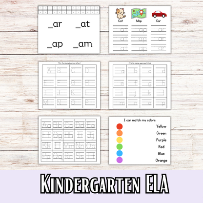 KINDERGARTEN My Graded Hands on Workbooks (Learning Books)