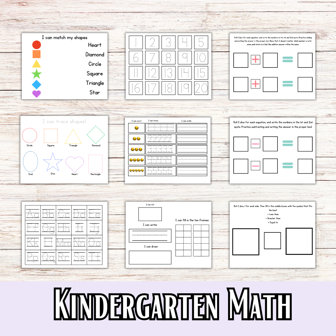KINDERGARTEN My Graded Hands on Workbooks (Learning Books)