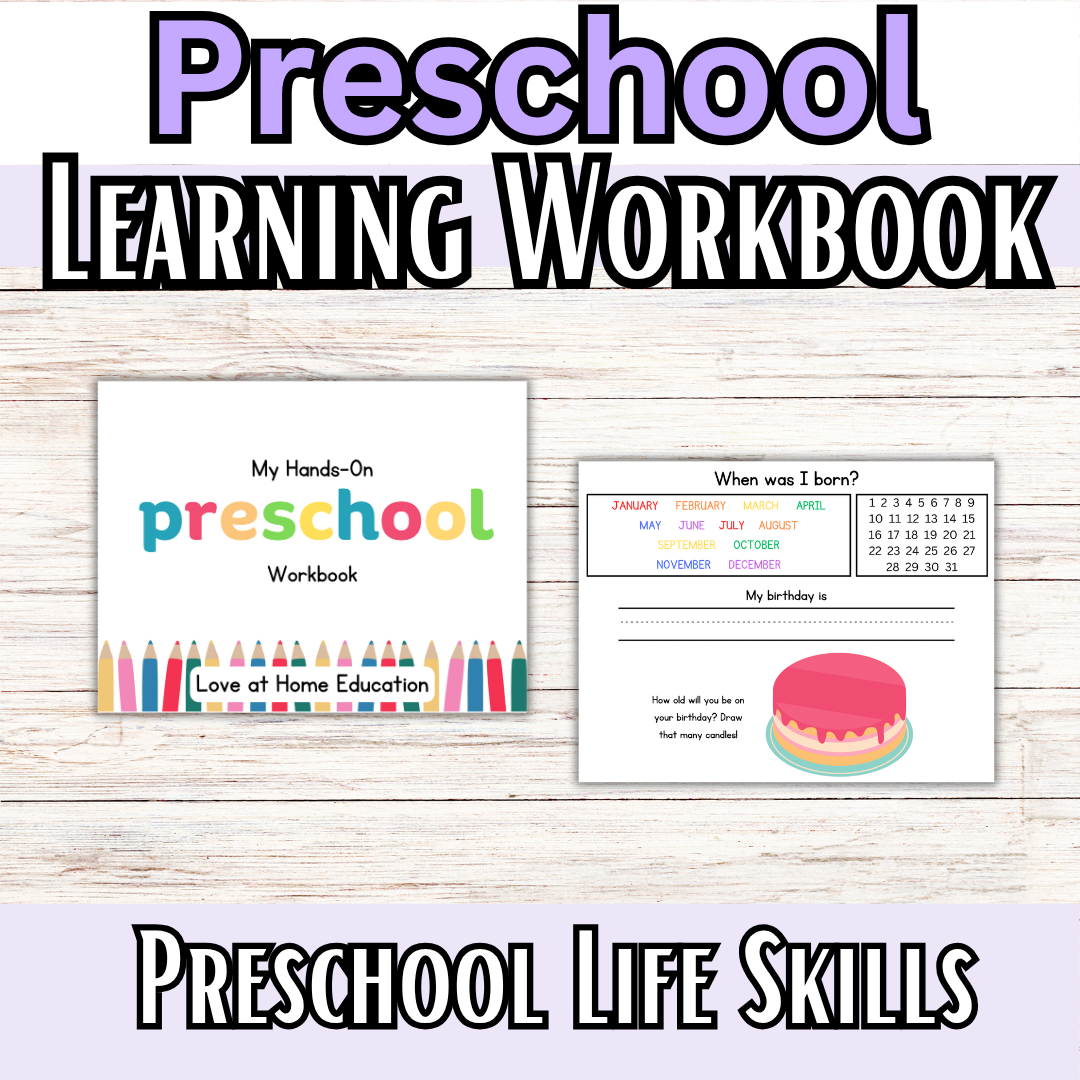 PRESCHOOL: My Graded Hands on Workbooks (Learning Books)