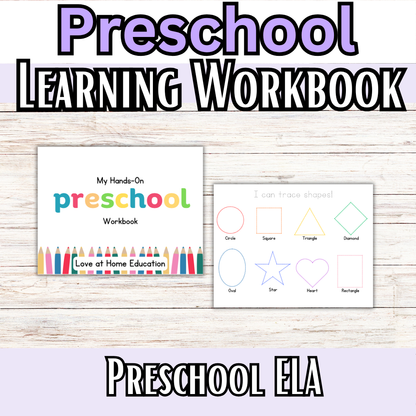 PRESCHOOL: My Graded Hands on Workbooks (Learning Books)