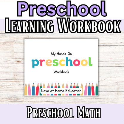 PRESCHOOL: My Graded Hands on Workbooks (Learning Books)