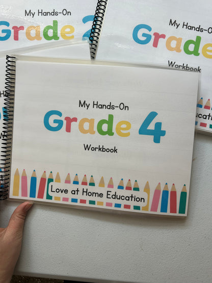 4th GRADE My Graded Hands on Workbooks- (Learning Books)