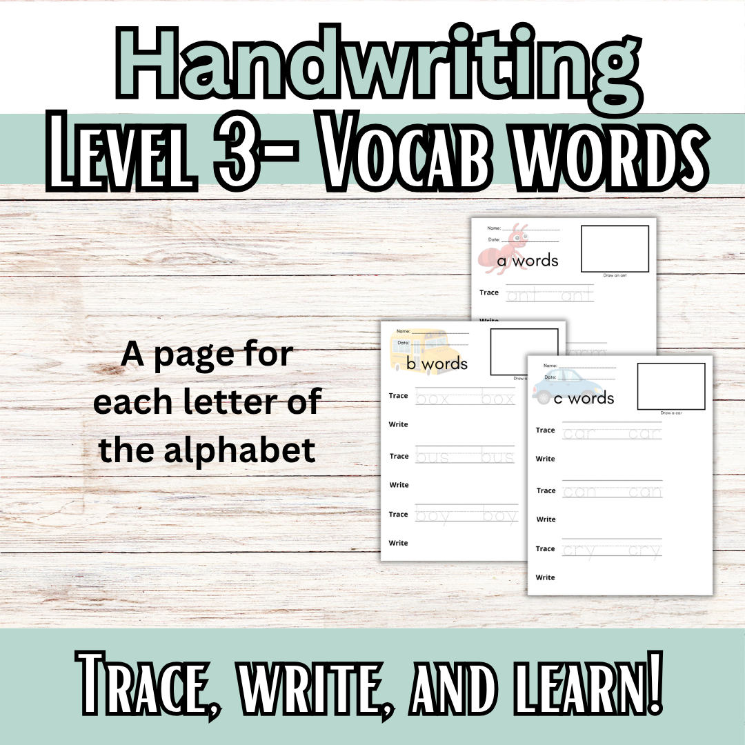 Handwriting Levels 1-4 Bundle: Manuscript