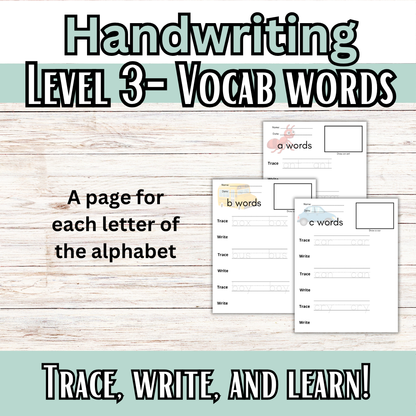 Handwriting Levels 1-4 Bundle: Manuscript
