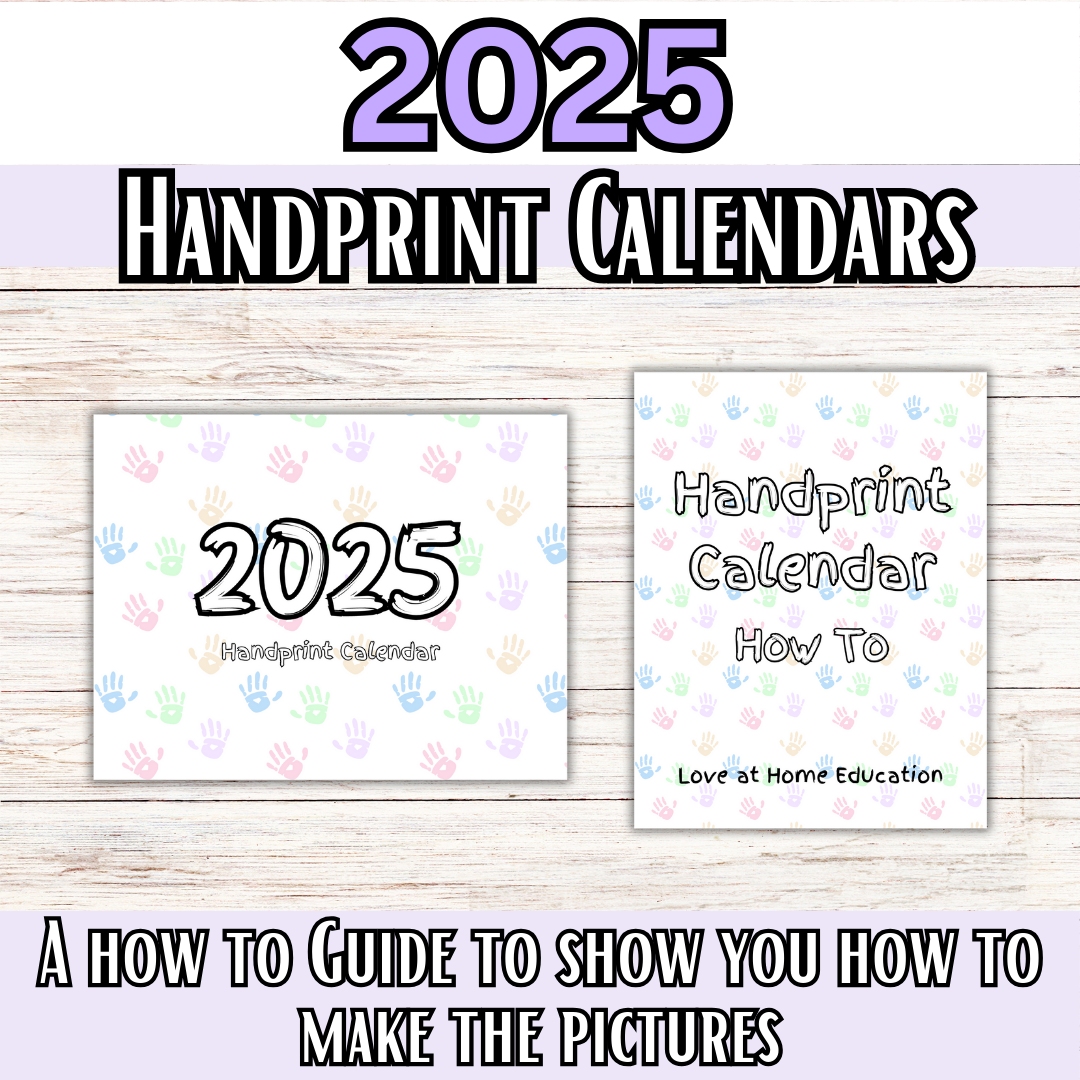 2025 & 2026 Handprint Calendars- Great for Christmas Gifts!!