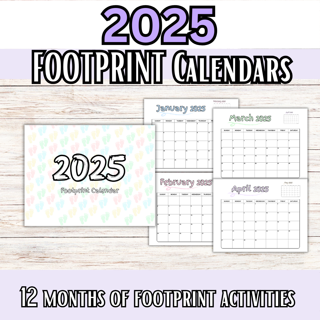 2025 & 2026 Handprint Calendars- Great for Christmas Gifts!!