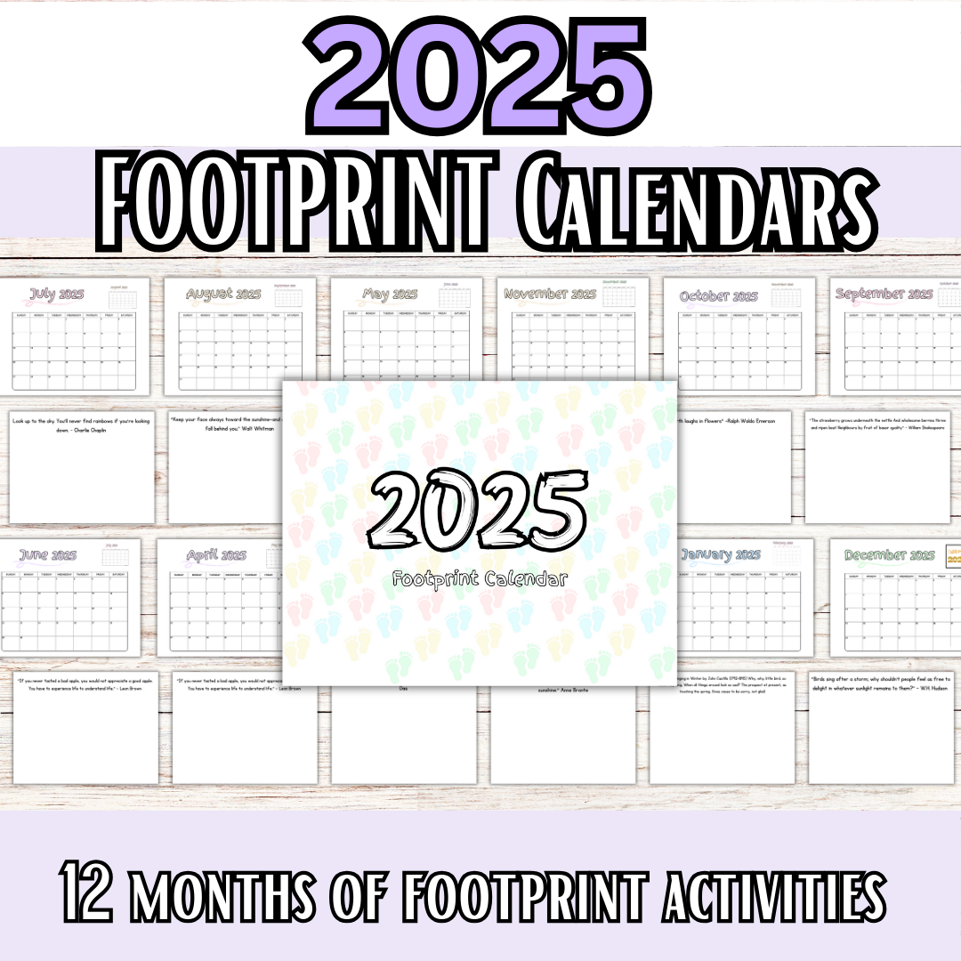 2025 & 2026 Handprint Calendars- Great for Christmas Gifts!!