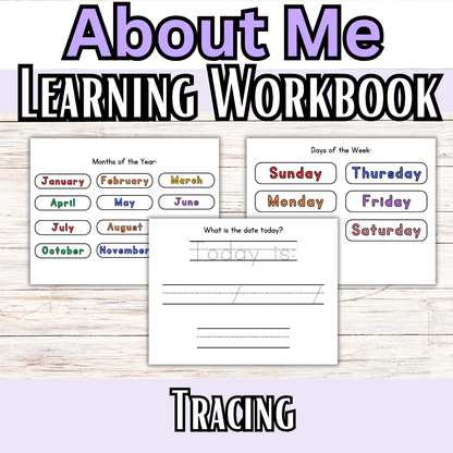 ALL ABOUT ME My Graded Hands on Workbooks- (Learning Books)