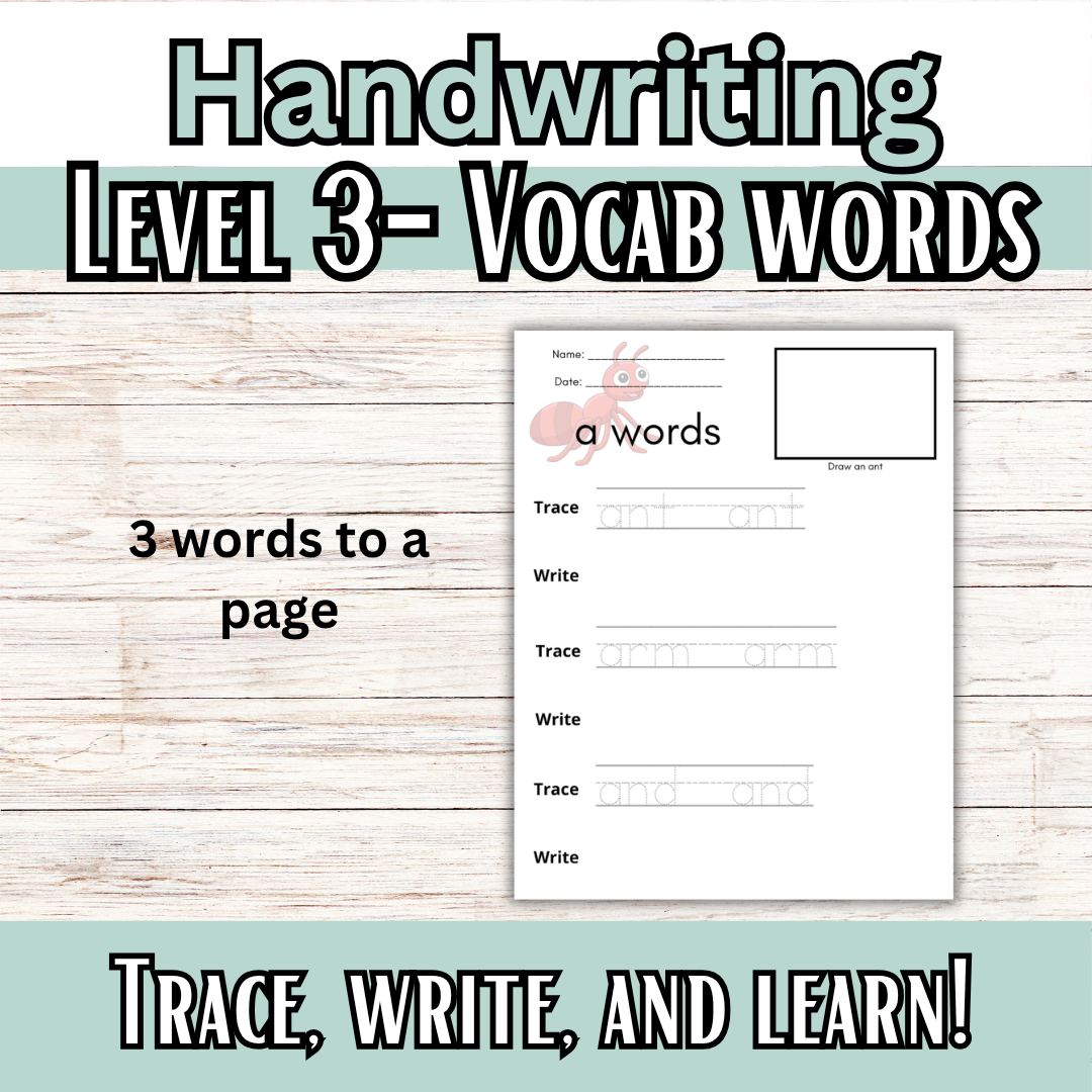 Handwriting Levels 1-4 Bundle: Manuscript